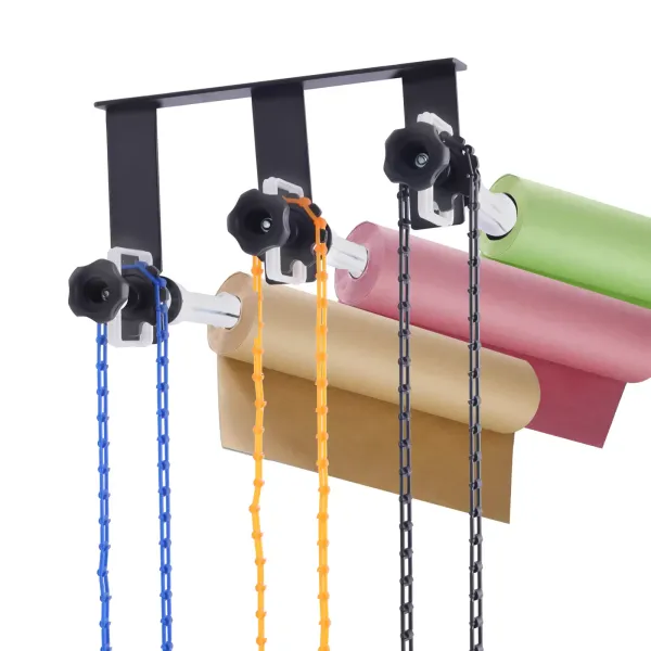Wand Hintergrundsystem für 3 Papierrollen Wand & Decke Montageset 33*4.8*20cm Wand Hintergrundsystem für 3 Papierrollen Wand & Decke Montageset 33*4.8*20cm