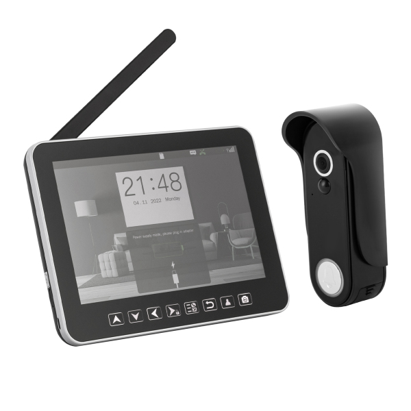 Video-Gegensprechanlage Türklingel, Türklingelkamera mit 7,12-Zoll-Touchscreen-Monitor, Video-Gegensprechanlage Türklingel 32 GB