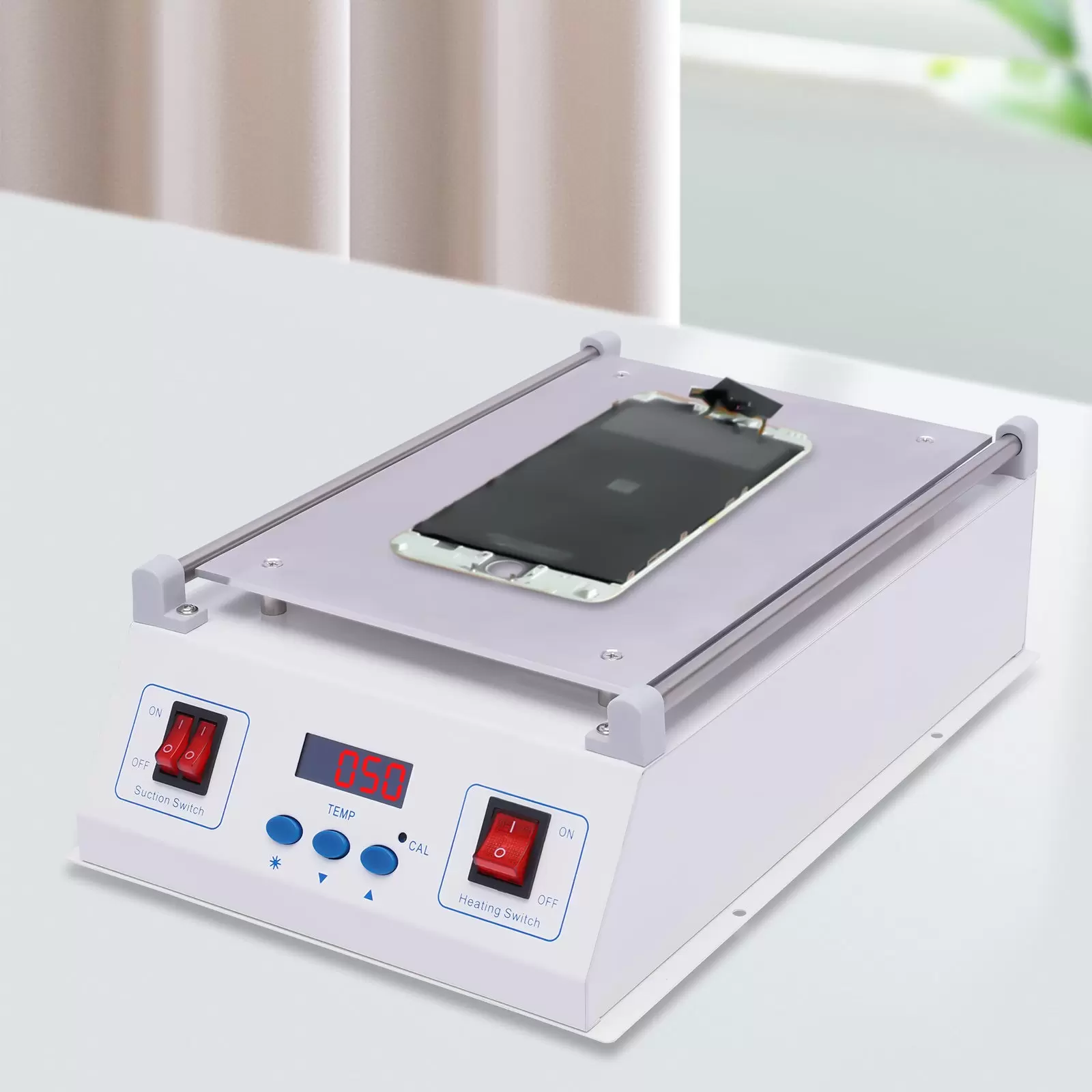 LCD-Bildschirm Trennmaschine, Bildschirm Reparatur Trennmaschine Touchscreen LCD Glas Linse Entfernung LCD Separator für Handy Ipad Reparatur, Build-in Pumpe