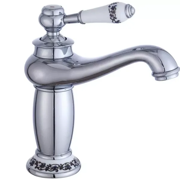 Retro elegant Klassischer Einhebel Wasserhahn Waschbecken Retro elegant Klassischer Einhebel Wasserhahn Waschbecken