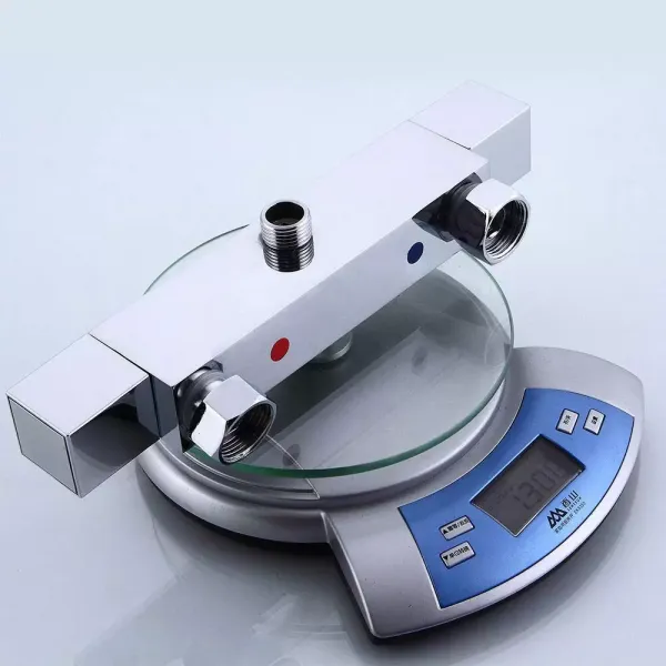 Duschsystem mit Thermostat Quadratisch Duschkopf Handbrause