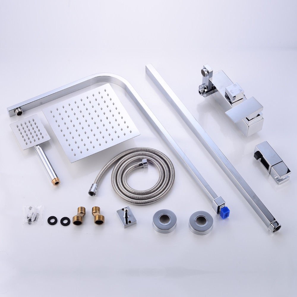 Duscharmatur Regendusche Duschset Duschsystem Handbrause Shower Badteile Spot Überkopfbrause Regendusche