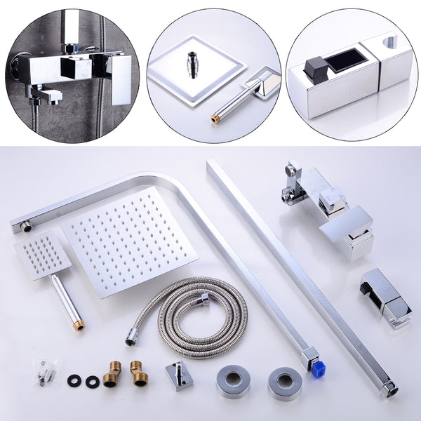 Duscharmatur Regendusche Duschset Duschsystem Handbrause Shower Badteile Spot Überkopfbrause Regendusche