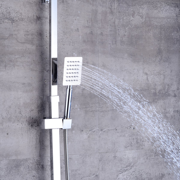 Duscharmatur Regendusche Duschset Duschsystem Handbrause Shower Badteile Spot Überkopfbrause Regendusche