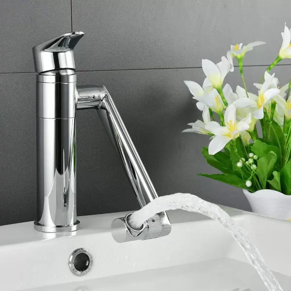 360° schwenkbar Küche Wasserhahn Armatur Mischbatterie drehbar Einhandmischer Vorfenstermontage