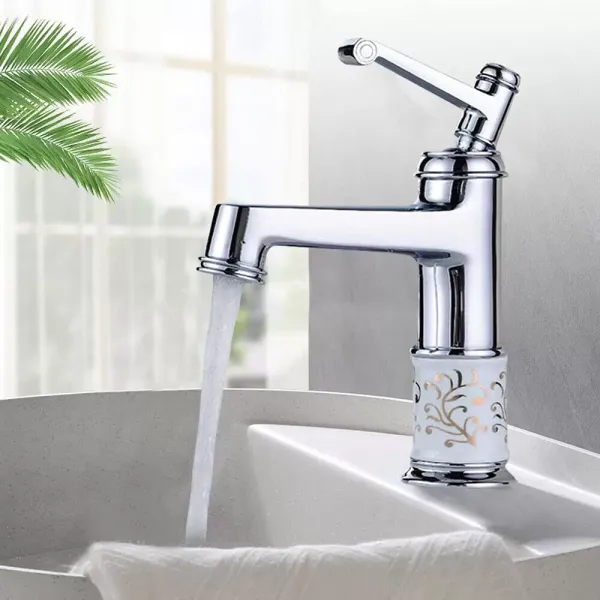 Waschtischarmatur Wasserhahn Bad Messing Chrom Küchenarmatur Einhand Design Waschtisch