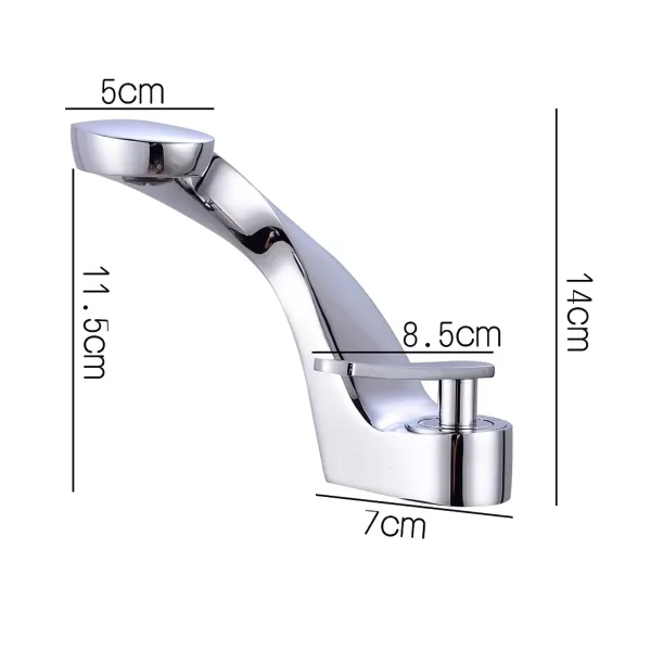 Waschtischarmatur Wasserhahn Chrom Badarmatur Einhebelmischer Mischbatterie