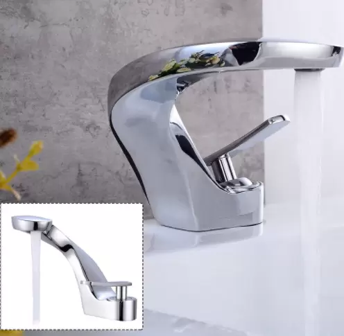 Waschtischarmatur Wasserhahn Chrom Badarmatur Einhebelmischer Mischbatterie