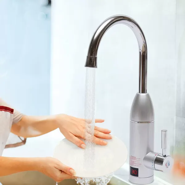 3000W Elektrisch Durchlauferhitzer Neu Wasserhahn Sofort Warm Waschtisch