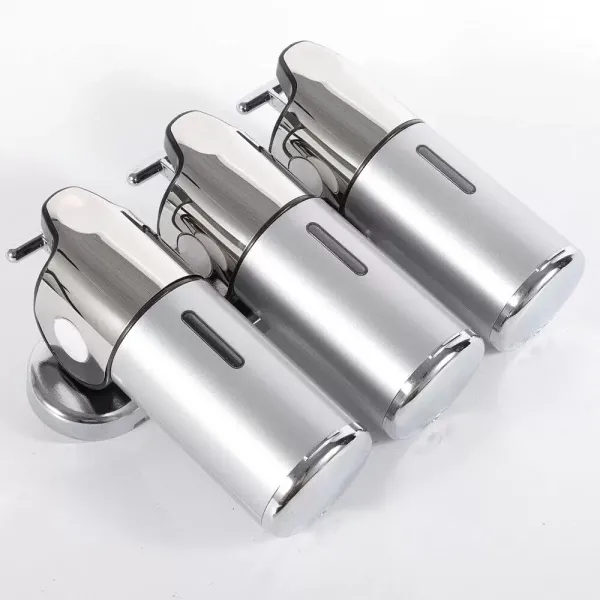 3X 500ml Seifenspender Wand Duschgel Shampoo Verteiler Gelbehälter Desinfektionsspender