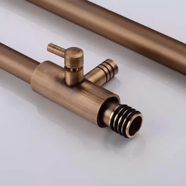 Komplette Retro Duschset Badewannenset Duschkopf Duschkopf Wasserhahn