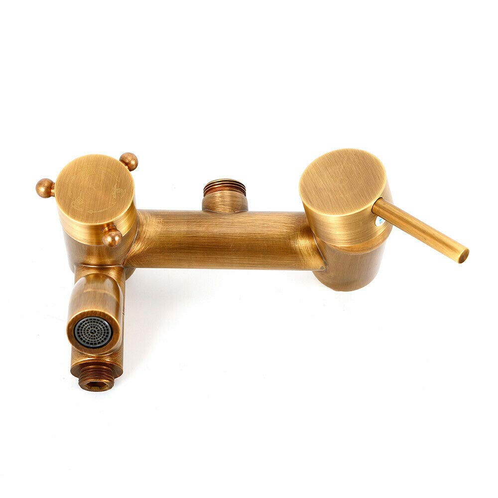 Duschkopf-Set Retro-Stil Antik gestaltetes Komplettes Duschsystem Handbrauseset Duschkopf-Set Retro-Stil Antik gestaltetes Komplettes Duschsystem Handbrauseset