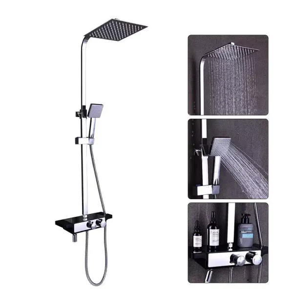 Messing ABS-Kunststoffhülse Rostfrei Duschsystem Regendusche Handbrause Duschkopf Messing ABS-Kunststoffhülse Rostfrei Duschsystem Regendusche Handbrause Duschkopf