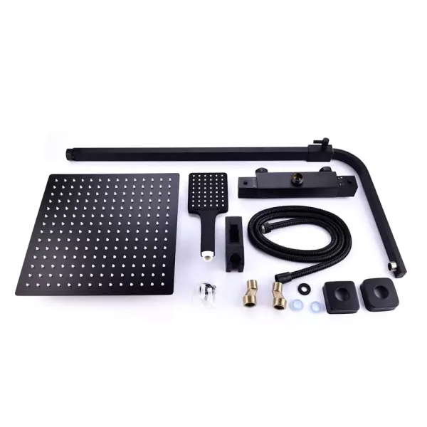 Duschsystem mit Thermostat Thermostat Duscharmatur Regendusche Duschset Handbrause Doppelkopf Duschsystem mit Thermostat Thermostat Duscharmatur Regendusche Duschset Handbrause Doppelkopf
