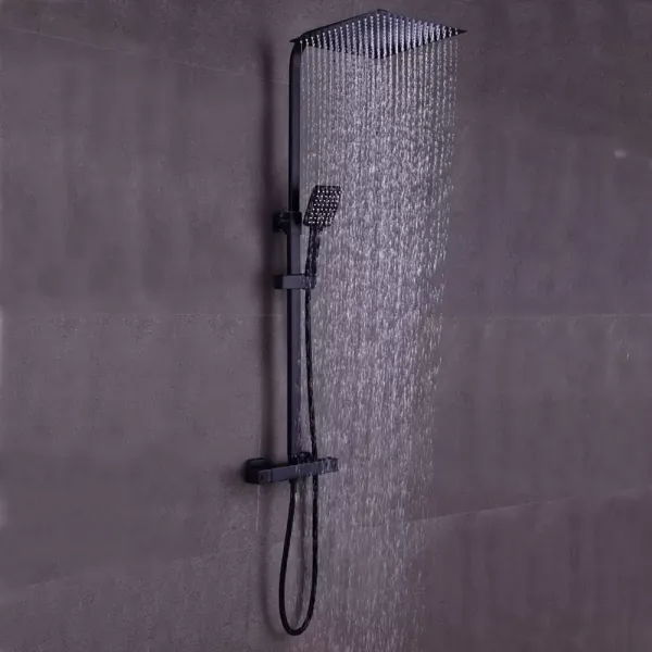 Duschsystem mit Thermostat Thermostat Duscharmatur Regendusche Duschset Handbrause Doppelkopf Duschsystem mit Thermostat Thermostat Duscharmatur Regendusche Duschset Handbrause Doppelkopf