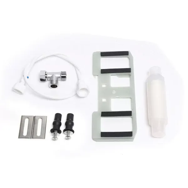 Elektrisch Bidet Sitz Smart Dusch WC-Sitze mit Düse Toilettensitz Gewärmter Sitz Toilettendeckel Bidet Aufsatz Weiß