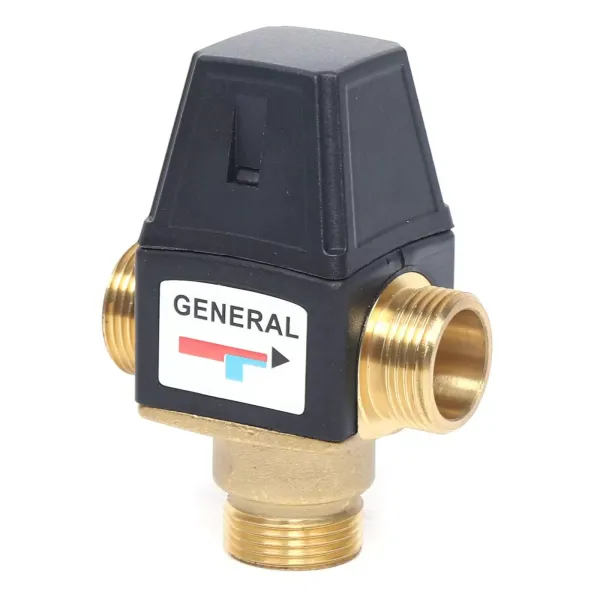 3-Wege Heiß Kaltwasser Ventil Thermostatventil Mischventil Messing 35-60℃ DN20 3-Wege Heiß Kaltwasser Ventil Thermostatventil Mischventil Messing 35-60℃ DN20
