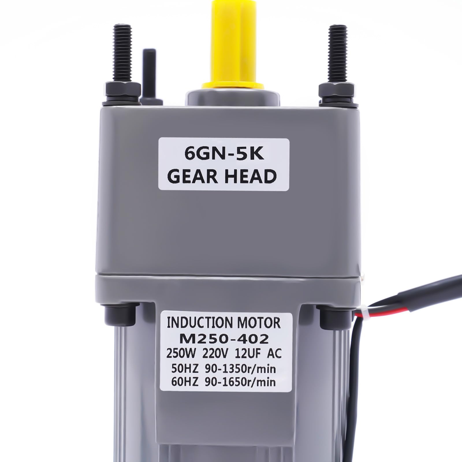 AC 220V 250W Motor mit einstellbarer Geschwindigkeit stufenlos einstellbarer Frequenzumrichtermotor mit Getrieberegler und Halterung