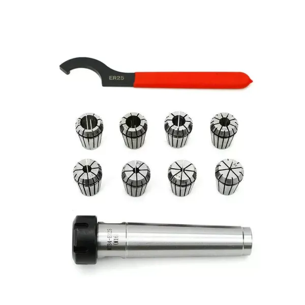 8-teilig MK4 Spannzangenfutter Set + M16 Zangen