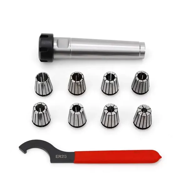 8-teilig MK4 Spannzangenfutter Set + M16 Zangen