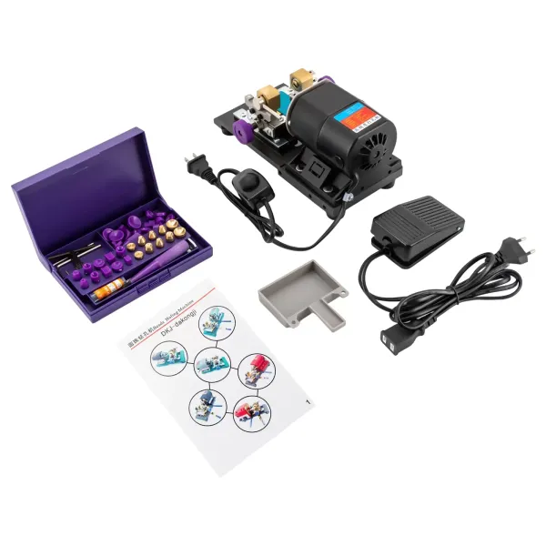 Pearl Schmuck Bohrmaschine DIY Lochmaschine Schmuckteilen Präzisen Bohrung Drilling Werkzeuge (Schwarz)