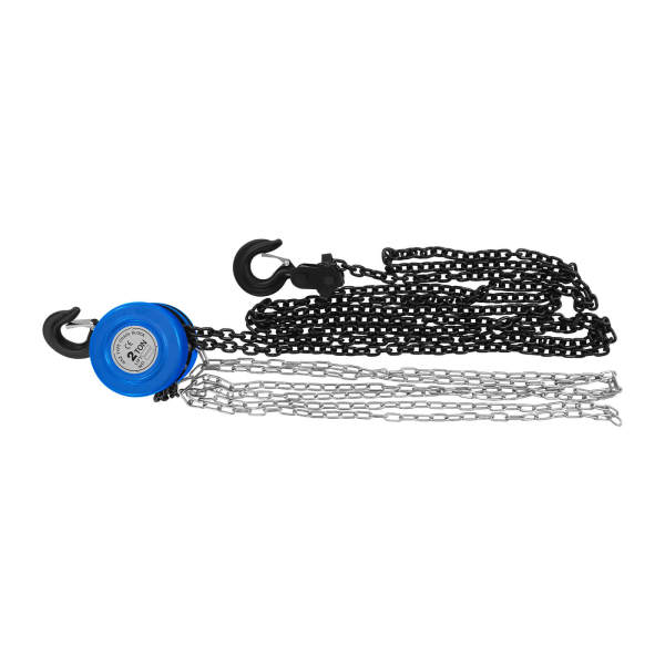 Blauer 2T 3m Handkettenzug, manueller Kettenzug - 4409,25 lbs Kapazität, Rücklaufsperre