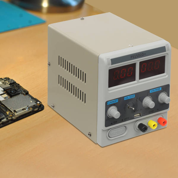 0-15 V, 0.6 A DC-Netzteil Präzisionsstabilisiertes digitales Einstellbares Netzteil