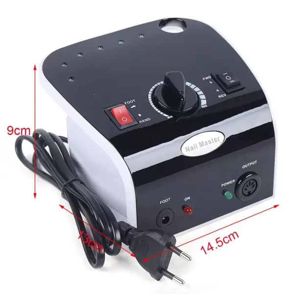 Elektrische Nagelfräser,Nagelfeile Fußpflegegerät Maniküre elektrische Nailart zum Polieren, Gel-Nagelbohrer 35000 U/min