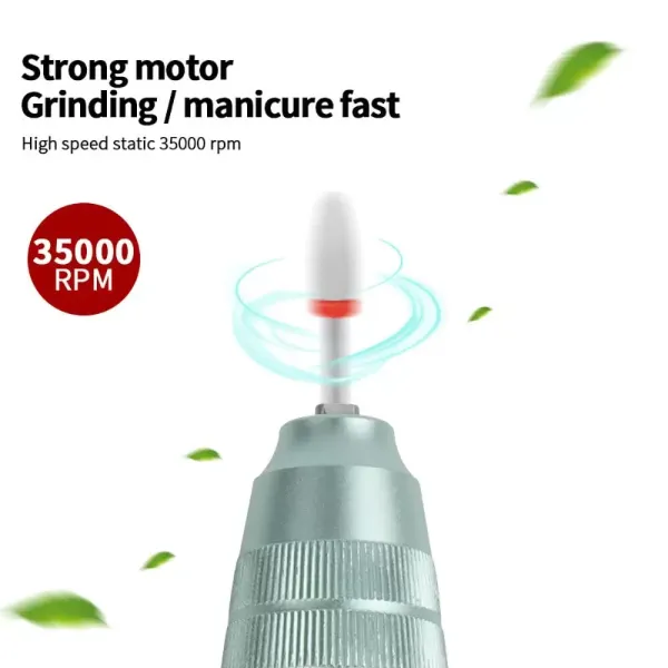 Nagelbohrmaschine Elektrische Nagelfeile Gel Nagellackentferner Nägel Bohrmaschine Professionelle 35000 U/min