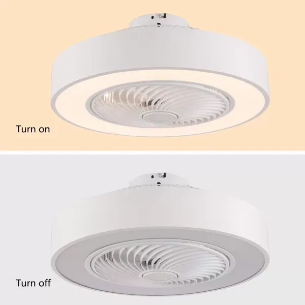 22 Zoll Ventilator Lampe 48W Moderne LED Deckenleuchte