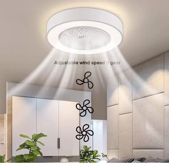 22 Zoll Ventilator Lampe 48W Moderne LED Deckenleuchte