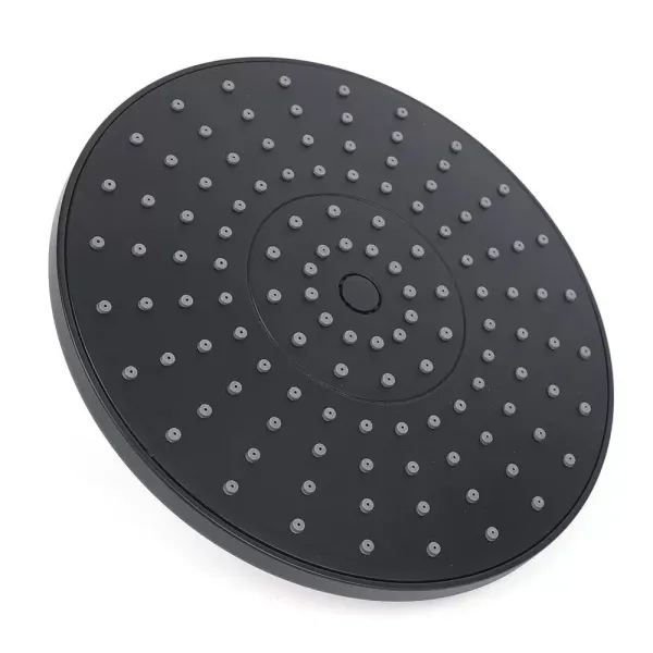 Duschsystem Dusche Armatur mit Thermostat 3 Strahlarten mit Anti-Verbrühungs-Duschsystem mit Kopfbrause Schwarz Duschsystem Dusche Armatur mit Thermostat 3 Strahlarten mit Anti-Verbrühungs-Duschsystem mit Kopfbrause Schwarz