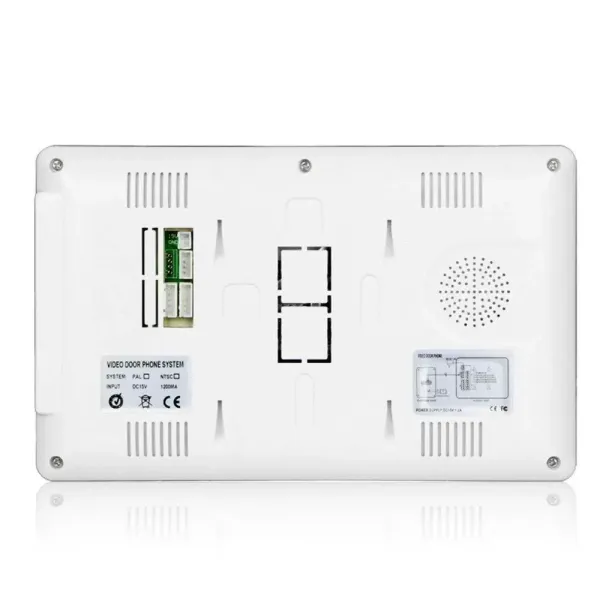 CNCEST 220V 7 Zoll Video-Türsprechanlage Türklingel Intercom Kit Video-Türklingel LCD