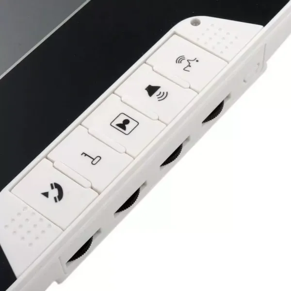 CNCEST 220V 7 Zoll Video-Türsprechanlage Türklingel Intercom Kit Video-Türklingel LCD