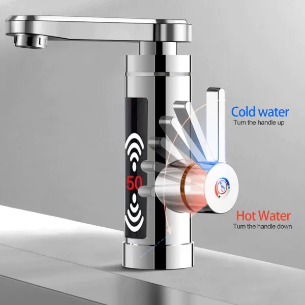 CNCEST 3300W Sofortiger Wasserhahn Elektrischer Heizungshahn Schnelle Heiße Wasserhahn CNCEST 3300W Sofortiger Wasserhahn Elektrischer Heizungshahn Schnelle Heiße Wasserhahn