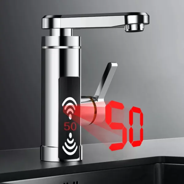 CNCEST 3300W Sofortiger Wasserhahn Elektrischer Heizungshahn Schnelle Heiße Wasserhahn CNCEST 3300W Sofortiger Wasserhahn Elektrischer Heizungshahn Schnelle Heiße Wasserhahn