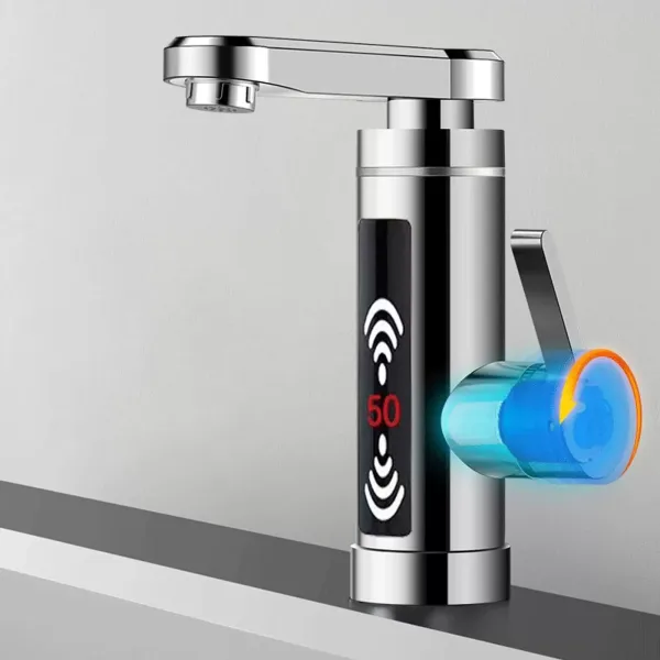 CNCEST 3300W Sofortiger Wasserhahn Elektrischer Heizungshahn Schnelle Heiße Wasserhahn CNCEST 3300W Sofortiger Wasserhahn Elektrischer Heizungshahn Schnelle Heiße Wasserhahn