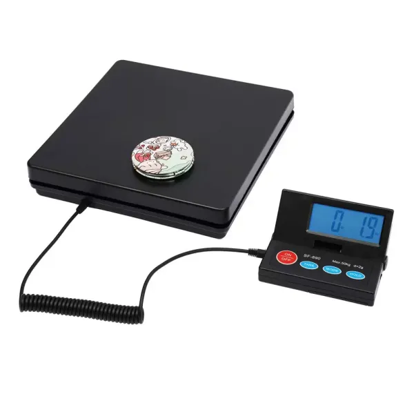 Plattformwaage 2g-50Kg Hohe Präzision Elektronische Digitalwaage mit LCD-Display