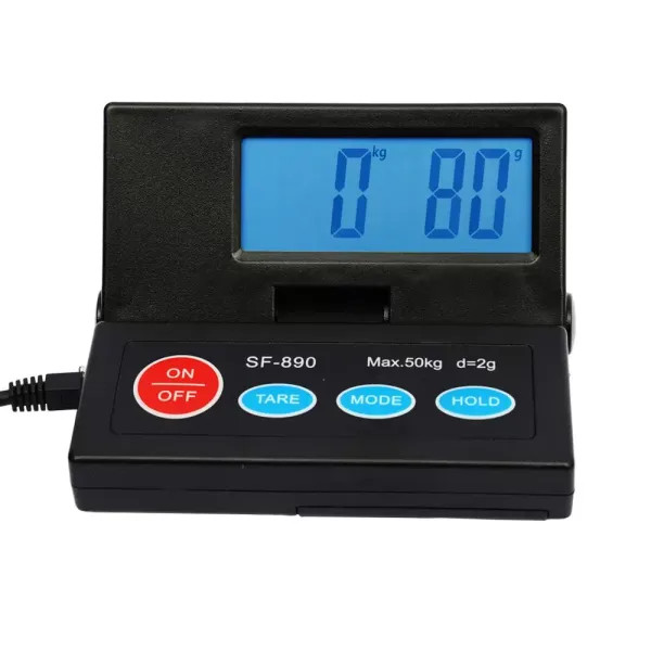 Plattformwaage 2g-50Kg Hohe Präzision Elektronische Digitalwaage mit LCD-Display