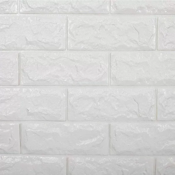 3D PE Foam Wandtapete Steinoptik Selbstklebend Anti-Collision Wandpaneele