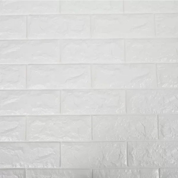 3D PE Foam Wandtapete Steinoptik Selbstklebend Anti-Collision Wandpaneele
