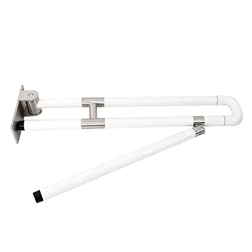 60CM Klappbarer Haltegriffe für Senioren Wannengriff aus Stahl