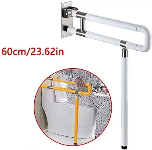60CM Klappbarer Haltegriffe für Senioren Wannengriff aus Stahl