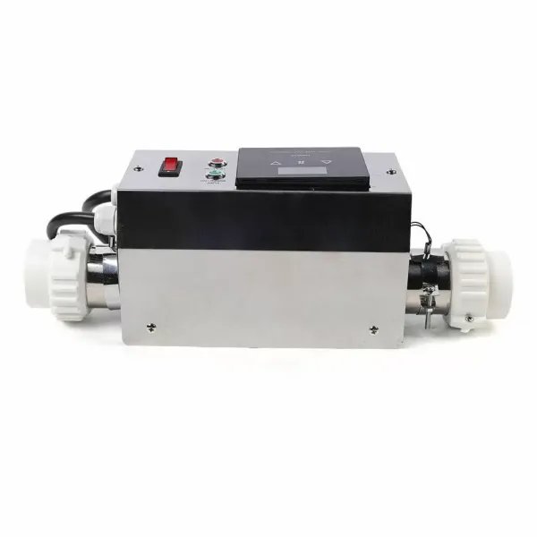 3KW Poolheizung Edelstahl Elektrisch Schwimmbadheizung Poolheizung Thermostat  Elektrische Heizung Swimmingpool