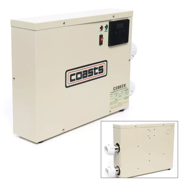 5.5KW Elektrische Poolheizung SchwimmbadThermostat Wärmetauscher Poolheizung Heizung