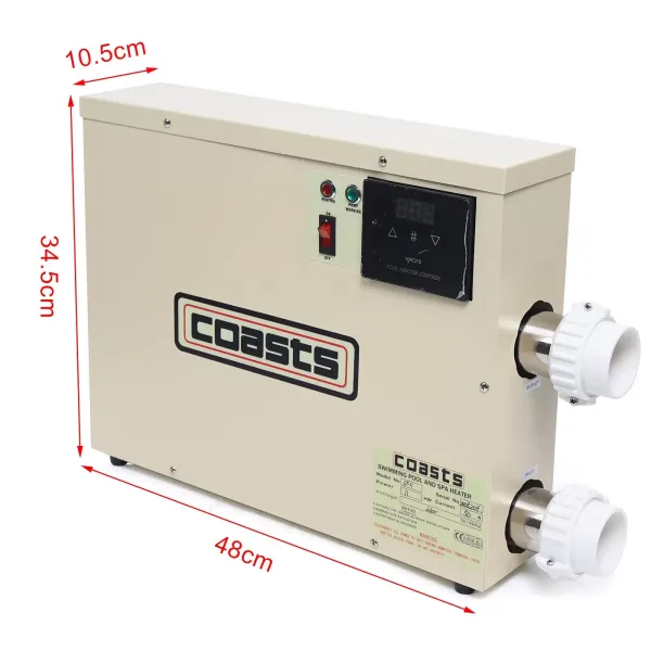 5.5KW Elektrische Poolheizung SchwimmbadThermostat Wärmetauscher Poolheizung Heizung