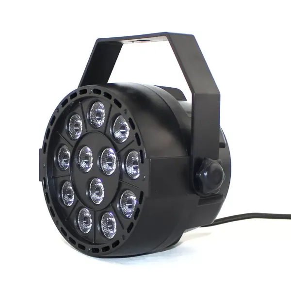 3 in 1 PAR Licht BüHnenbeleuchtung 12x3W RGB DMX512 7CH 12LED Multichip Scheinwerfer
