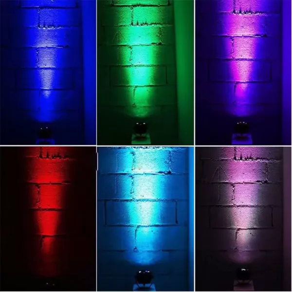 3 in 1 PAR Licht BüHnenbeleuchtung 12x3W RGB DMX512 7CH 12LED Multichip Scheinwerfer
