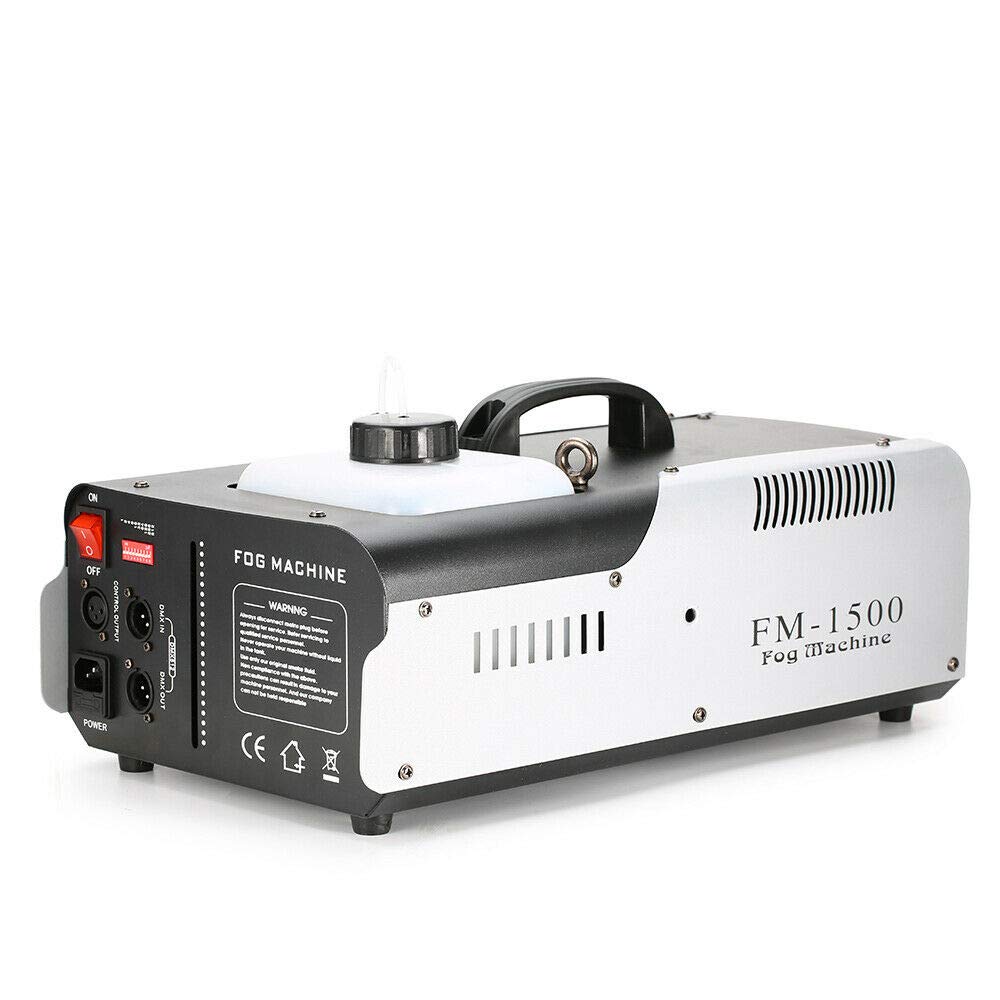 1500W Nebelmaschine 3in1 DMX LED Licht RGB Fog Machine mit Fernbedienung Nebler