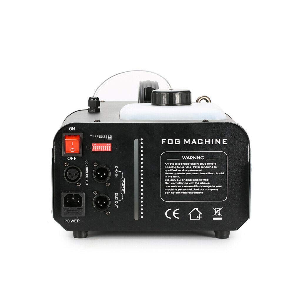 1500W Nebelmaschine 3in1 DMX LED Licht RGB Fog Machine mit Fernbedienung Nebler